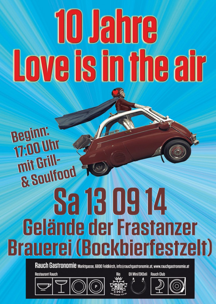 10Jahre Love Flyer